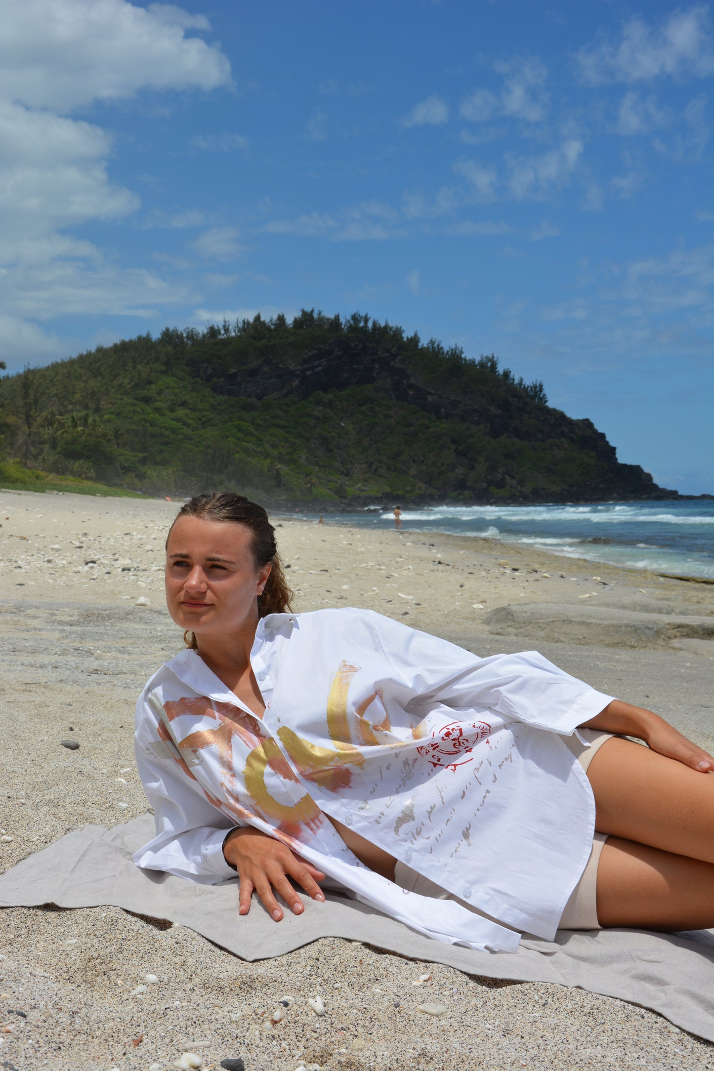 Chemise Sable Blanc by JA.VA